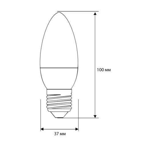 Лампа светодиодная LED7-C35/845/E27 7Вт свеча 4500К бел. E27 560лм 220В Camelion 12078 фото 2