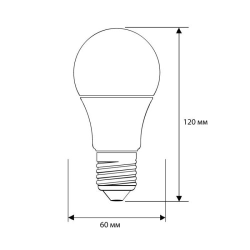 Лампа светодиодная LED13-A60/845/E27 13Вт грушевидная 4500К бел. E27 1085лм 220-240В Camelion 12046 фото 2