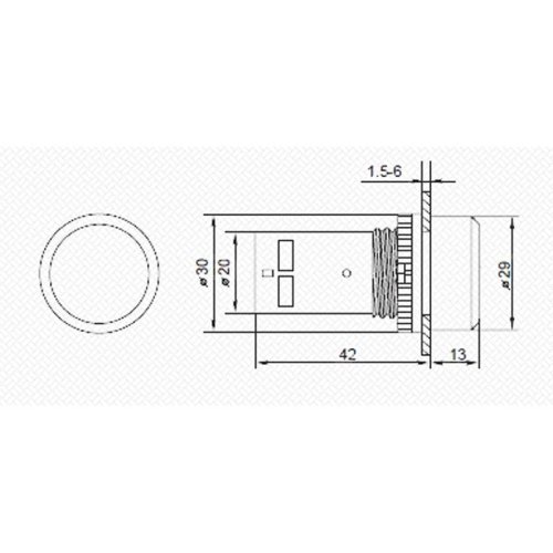 Кнопка EB22 возвратная желт. NO+NC 230 В Rexant 36-5532 фото 5