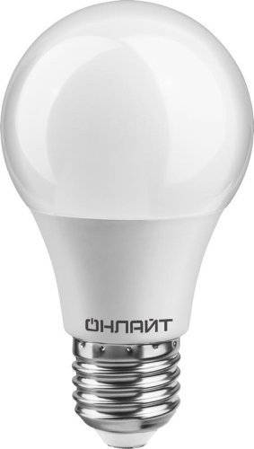 Лампа светодиодная 61 140 OLL-A60-10-230-6.5K-E27 10Вт грушевидная ОНЛАЙТ 61140 (уп. 10 шт)
