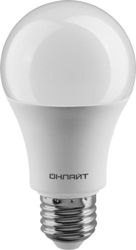 Лампа светодиодная 61 149 OLL-A60-15-230-2.7K-E27 15Вт грушевидная ОНЛАЙТ 61149 (уп. 10 шт)