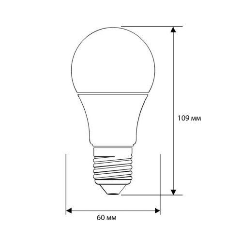 Лампа светодиодная LED11-A60/845/E27 11Вт грушевидная 4500К бел. E27 880лм 220-240В Camelion 12036 фото 2
